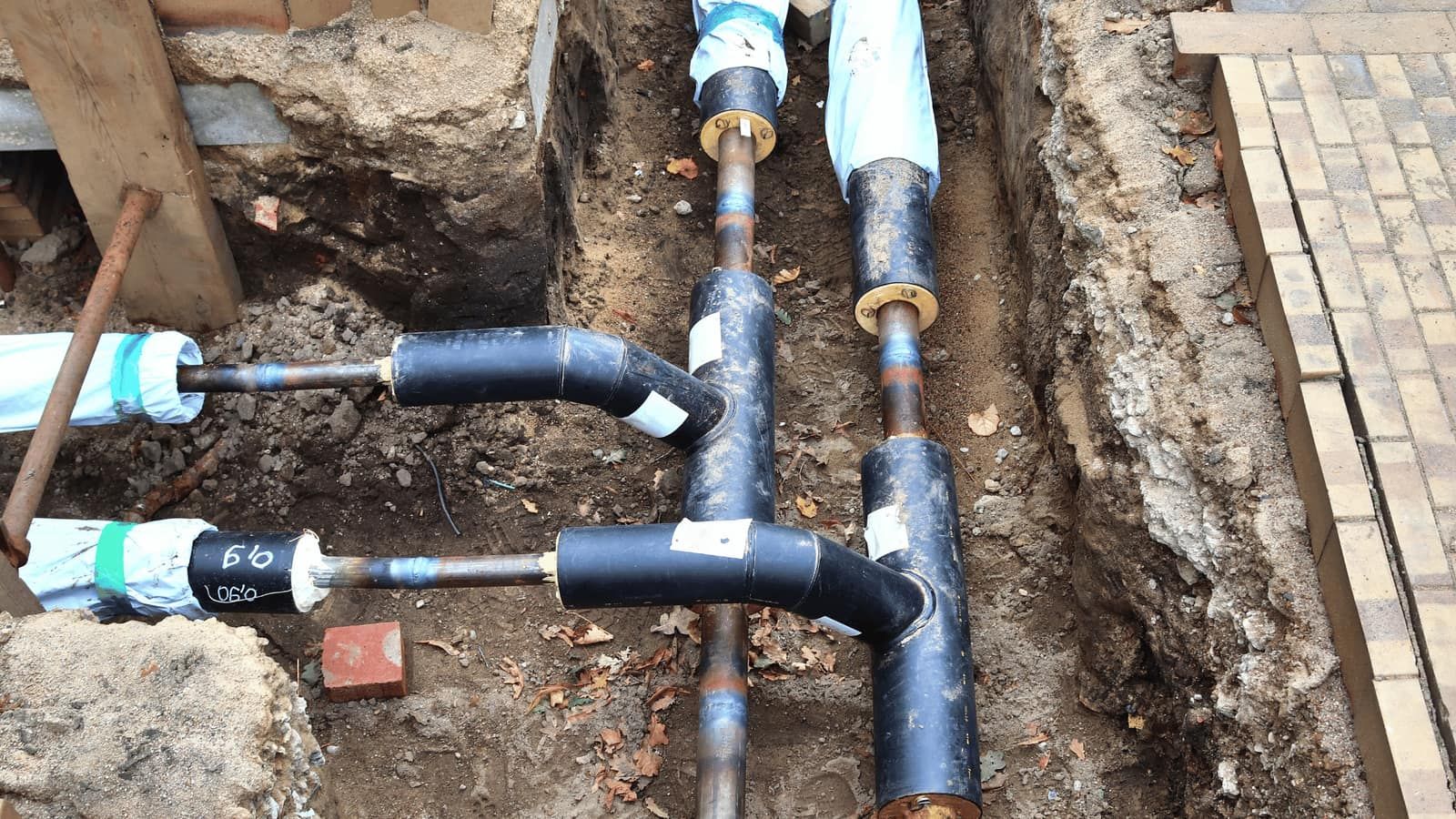 Canalisations gaz raccordées - détection de réseaux enterrés
