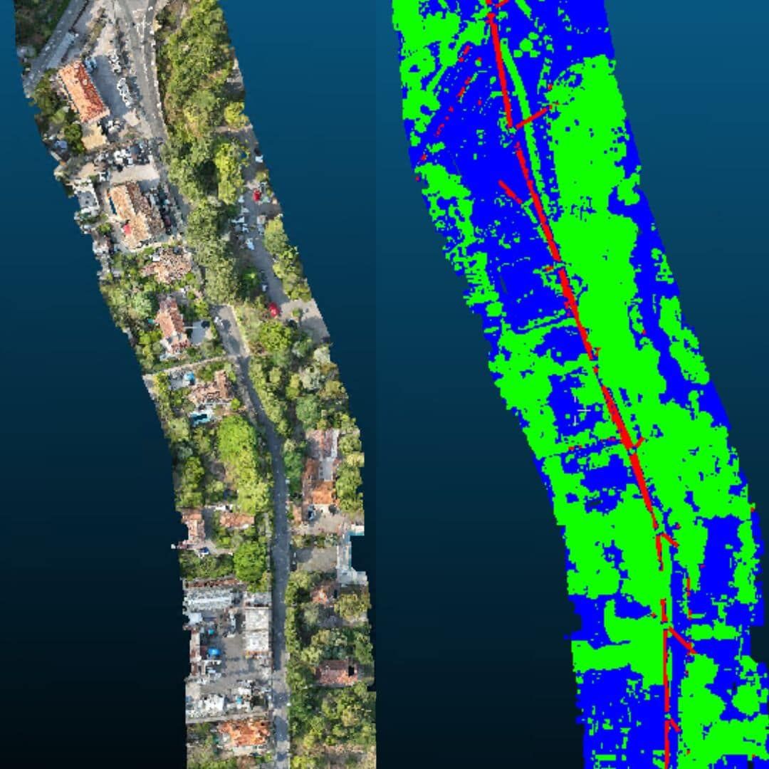 Classification automatique de nuages de points LIDAR